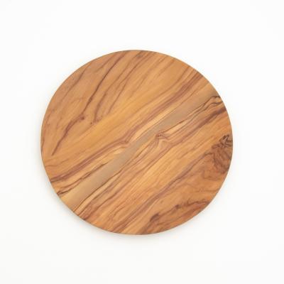 China Viable Most Popular Natural Color Serving Plates New Design Olive Wood Plate For Restaurants for sale