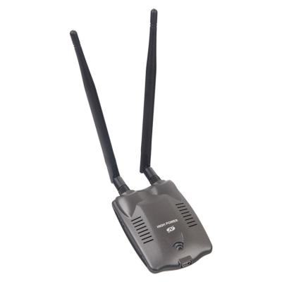 China Dual 5dBi High Speed ​​Antennas 300Mbps Desktop USB Wifi Adapter Wireless Receiver for sale