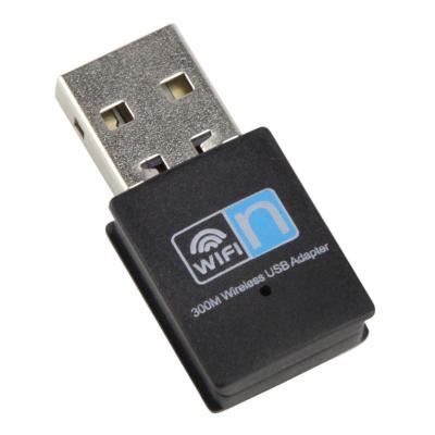 China Fast Network Transmission Rate Hot Selling 300Mbps Receiver Mini USB Wifi Wireless Driver 802.11n Adapter for sale