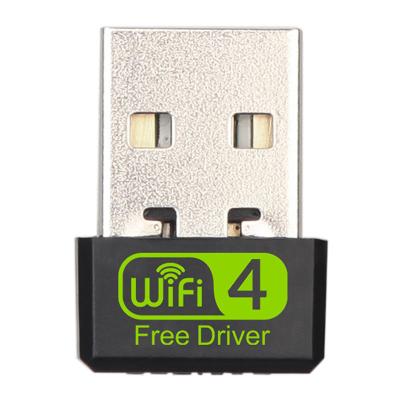 China Free Driver Mini USB Dongle 4g ​​Desktop Network Card RTL8188GU 150Mbps USB Wifi Wireless Adapter for sale