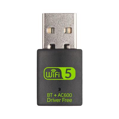 China Wifi+BT+Driver Free Mini Driver Free AC600 WiFi and BT Adapter Realtek RTL8821CU 2.4GHz/5.8GHz Dual Band Wireless Network Card for sale