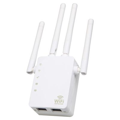 China 1200Mbps 2.4Ghz/5Ghz 4 Antenna Dual Band Wifi Repeater Using For Wireless Router 172*90*70mm for sale