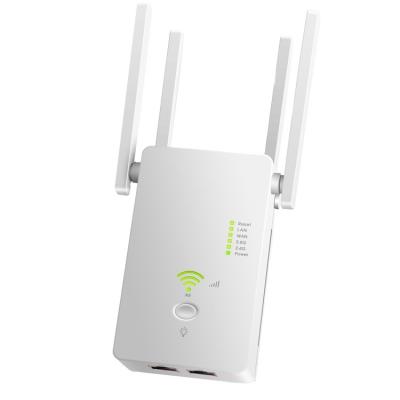 China Dropshipping AC1200M Dual Band 2.4Ghz/5.8Ghz Wifi Wireless Repeater Router Signal Amplifier 20*12*8cm for sale