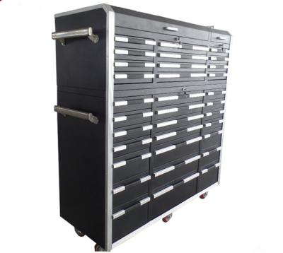 China Steel Storage Movable Black 33drawer Toolbox Cabinet For Garage Storage for sale