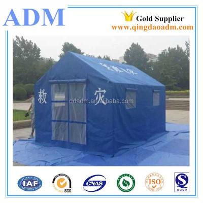 China Disaster Relief Tent / Refugee Strong Canvas Tent for sale