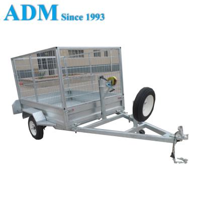 China Can Be Customized HDG Single Axle ATV Box Trailer For Sale for sale