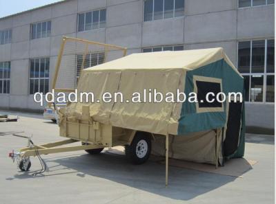 China Travel Trailer New Design Galvanized Tent Camper Trailer for sale