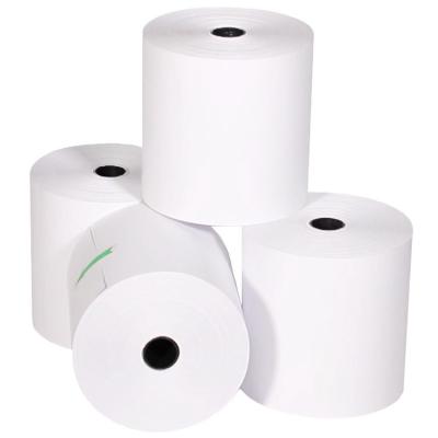 China Cash register / POS machine Wholesale 80x80mm BPA Free Cash Register Receipt Thermal Paper Roll for sale