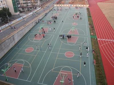 China Fireproof  Sport Court Flooring , Outdoor Volleyball Court Flooring for sale