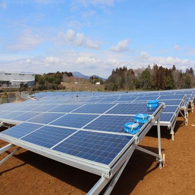 China PV Solar Panel Installation 500KW 10MW Power Station Support Structure Frame Solar Panels Ground Steel Aluminum Bracket Kit for sale