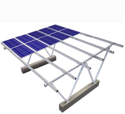 China Pre-assembled Ground Mount Solar System Installations System Parking Frame Solar Mounting Structure for sale