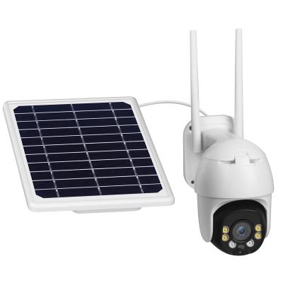 China Solar cctv camera night version solar outdoor night vision ptz camera new design with sim card for sale