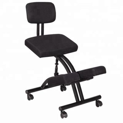 China Elevator chair steel frame chair /ergonomic kneeling typing chair/office chair quality fabric for sale