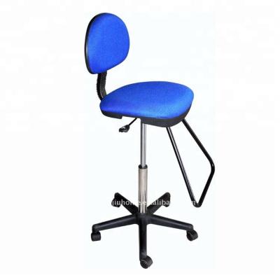 China Lift Chair Fabric Office Drafting Chair Bar Stool With Wheels / Height Adjustable Desk Chair for sale