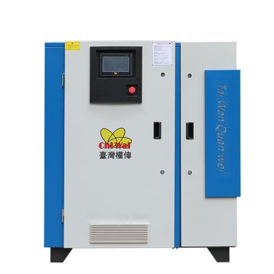 China OIL-LESS 90KW Quanwei Air Compressor Oil Injected Screw Compressor For Building Industry for sale