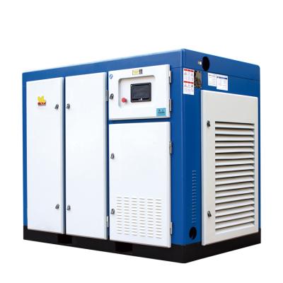 China Professional Low Noise Lubricated Design 75kw Oil Injected Low Pressure Energy Saving Screw Air Compressor for sale