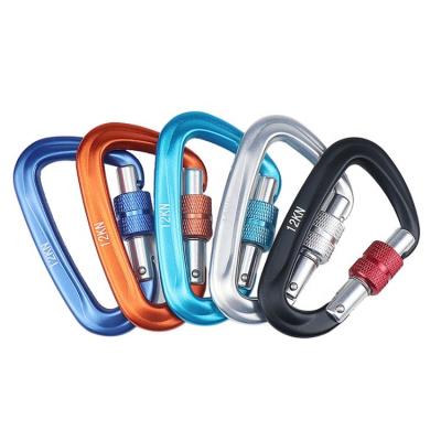 China General Industry Heavy Duty Carabiner Climbing With Screw Lock for sale