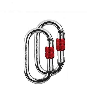 China General Industry High Strength Alloy Steel 2500kgs Carabiner For Climbing for sale