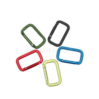 China General industry aluminum alloy square carabiner for sale for sale