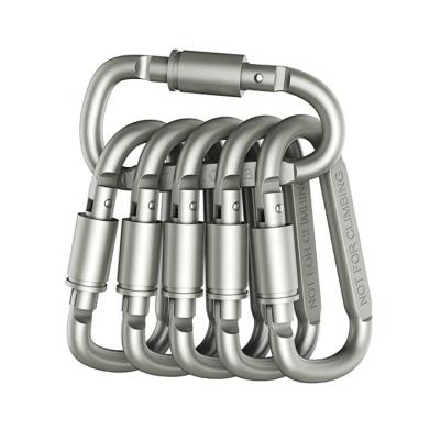 China General industry not for climbing aluminum carabiner with best price for sale