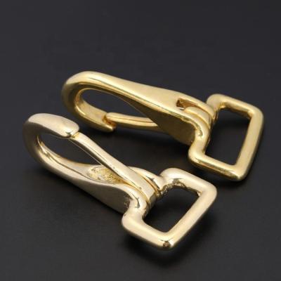 China Bag Snap Parts Handbag Accessories General Industry Solid Brass Hanging Swivel Hook Bronze Hook for sale