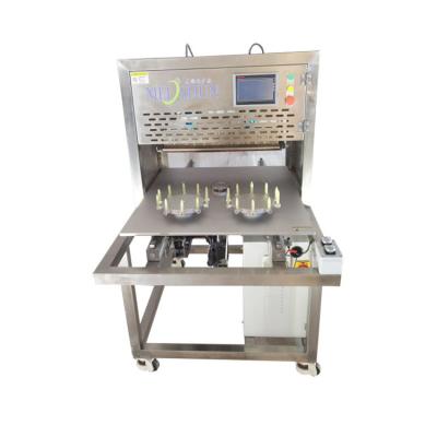 China Ultrasonic Nori Roll Cake Slicing Solution Vegetable Processing Plant Seaweed Wrap Rice Wrapper Sushi Cutting Machine for sale