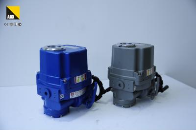 China Compact Cock Valves Explosion Proof Electric Actuator 220VAC 50NM for sale