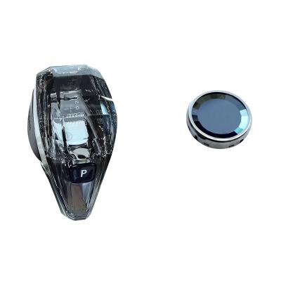 China ABS+Glass Crystal Handles Sport L494 2014 For Range Rover--2017/Discovery Car Accessories Auto Gearbox Shift Knob Cover for sale