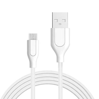 China MP3/MP4 Player 1M/3FT Wholesale High Quality White PVC 2A Mobile Phone Usb Data Cable For Micro Cable Charging Power Cable for sale