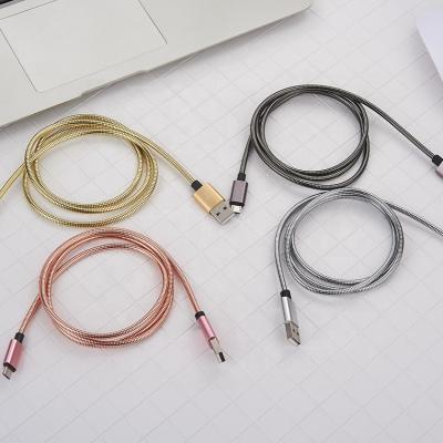 China MP3/MP4 Player 1-3M/3FTWholesale Universal Metal Multi Jacket Mobile Phone Hit Product Charger Micro Usb Cable For IPhone/Type C for sale