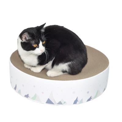 China Hyra's Stored Iceberg Around Cat Scratch Board Cat Scratcher Protective Small Size Cat Scratching Board Pet Scratch for sale