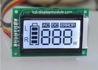 China Indicador digital del módulo 3 de la exhibición del LCD de la matriz de punto del TN 7 Segement con retroiluminación blanca en venta