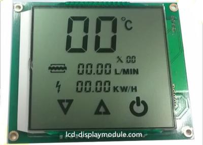 China Metal PINs LCD Panel Screen Customized TN Segment For Water Heater Positive for sale