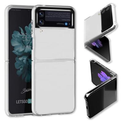 China Anti-drop Crystal Clear Cellphone Case Hybrid Shockproof Protector For Samsung Galaxy Z Flip3 5G for sale