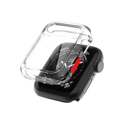 China New Shockproof Tempered Glass Case Apple Watch For Series 7 Watch Band 6 3 41mm 45mm 44 Mm 40mm 42mm 38mm Case With TPU Bumper for sale