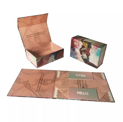 China Custom Materials Luxury Paper Luxury Paper Magnet Gift Box Recycled Collapsible Collapsible Clothing Apparel Packaging Magnetic Box for sale