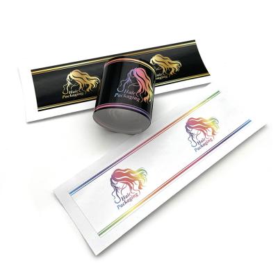 China Best Price Custom Private Pack Waterproof Wraps Hair Labels Stickers for sale