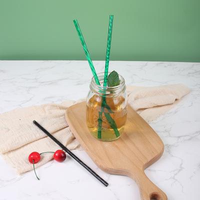 China Reusable Reusable Plastic Drinking Straw With Customized Logo With Customized  Pattern for sale