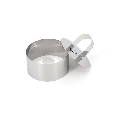 China Sustainable Factory Outlet Round Shape Stainless Steel Cookie Cutter Molds With Platen for sale