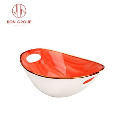 China Cheap Modern Design Porcelain Dish Ceramic Stocked Unbreakable Dishes for sale