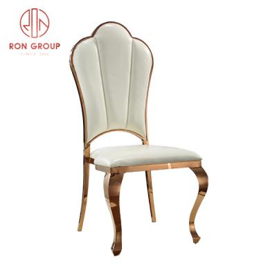 China Modern Modern Appearance Wedding Chairs Modern High Density Sponge Metal Chair For Events for sale