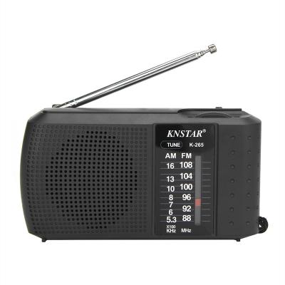 China Portable PORTABLE RADIO KNSTAR K-265 FM AM Mini AM FM Radio Receiver for sale