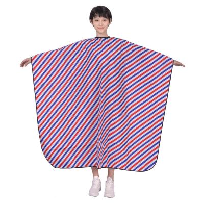 China Custom Printed Size Adjustable Factory Hairdressing Cape Hair Salon Cape Apron for sale