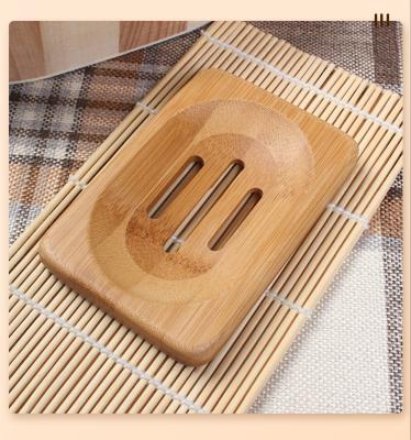 China Soap Dish Dry Eco Friendly Bamboo Soap Holder Wooden Soap Holder Bathroom Kitchen Soap Display for sale