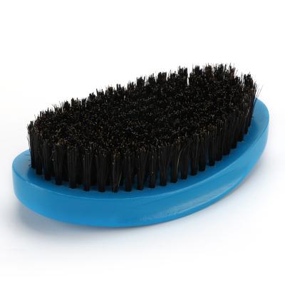 China Hot Sale Nondisposable 360 ​​Curved Wave Brush Men Grooming Hair Beard Brush 360 Soft Semi-hard Wave Brush for sale