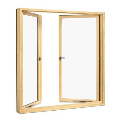 China Commercial Aluminum Swing Frame Home Double Glass Windows for sale