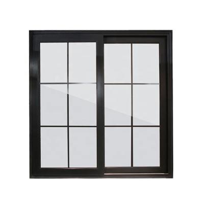 China Sliding Aluminum Sliding Windows Reasonable Price Grill Design In China for sale