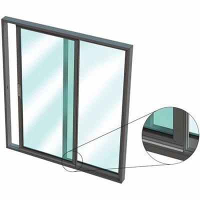 China Sliding Low Price Hurricane Proof Frame Tempered Glass Aluminum Sliding Window for sale