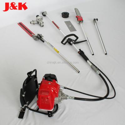 China 2-Stroke 52CC Backpack 2-Stroke Multi Function Brush Cutter Include Pole Saw Pole Trimmer And Water Pump for sale