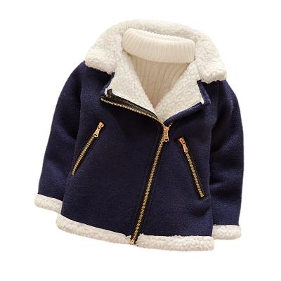 China Breathable Baby Boy Clothes Winter Children Wear Coat With Velvet Toddler Kids Clothing for sale